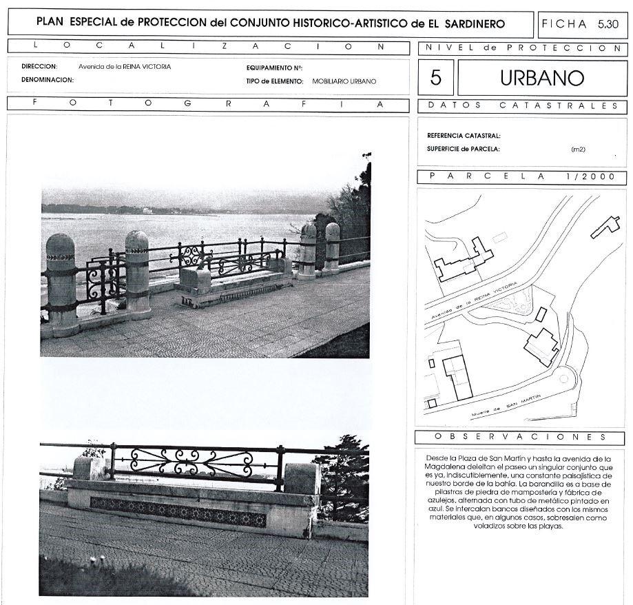 Plan especial conjunto historico artístico de EL SARDINERO